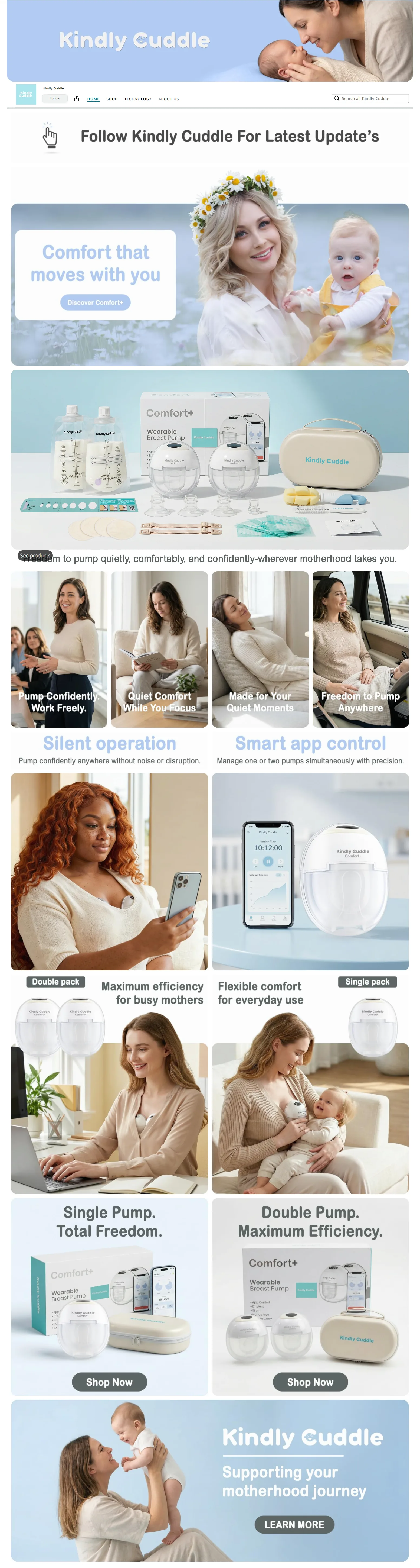 Amazon brand storefront design example 2 by AMZNGO